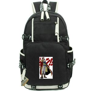 Gol D Roger rackpack One Piece Daypack Gold Sea Route School Bag Sack Packsack Print Rucksack Casual School Back Computer Day Pack