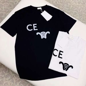 Fashion T-shirt Womens Designer T-shirts Men Women Letter Printing Short-sleeved Tee Casual Loose High Street Solid Color Big Size Cotton Tee