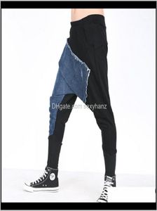 Pantalones colombianos vaqueros mass dança de hip hop bagggy joggers jeaist harem calça jeans pendurada calça de calda de baixa queda CRO8809077