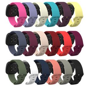 Banda di orologi in silicone da polso per Fitbit Versa 3 per Fitbit Sense Smart Watch Accessori morbido Worsband Watch Strap4040144