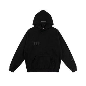 Essent hoodie de alta qualidade confortável e elegante designer hoodies streetwear solto reflexivo com capuz casal camisola de algodão pulôver