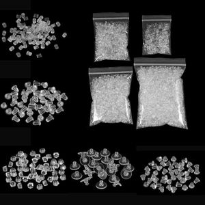 200-2000pcs mjuk silikongummi örhänge tillbaka stoppare för studs diy fynd tillbehör kula rör öron pluggar345d