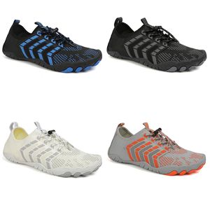 Männer Casual Schuhe schnelle Drainage Strandschuhe atmungsaktuelle weiße schwarze Gery Royal Blue Orange Outdoor für alle Terrains Herren Mode Sport Sneakers Trainer