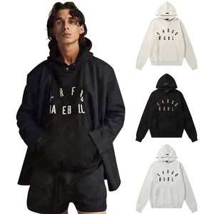 Toptan Yüksek Kaliteli Tasarımcılar Hoodie Erkek Kadın Kış Klasik Gevşek Siyah Beyaz Hoodie Sweatshirt