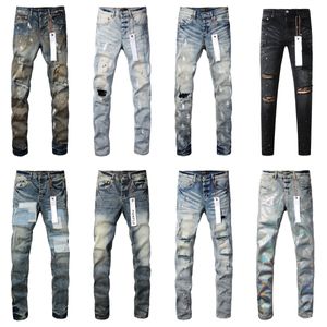 Lila Jeans, Denim-Hose, Herren-Jeans, Designer-Jeans, schwarze Hose, hochwertige Qualität, gerades Design, Retro-Streetwear, lässige Jogginghose, Designer-Jogginghose