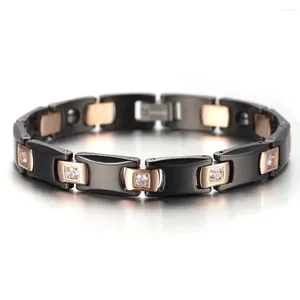 Armreifen Camaz Est Schmuck Heilung Tannen Magnetisches Titan -Energiearmband für Männer Blutdruck Accessoire Frauen Armbänder Armbänder