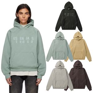 Designer Men and Women New Hooded ESS Letter Letter Pullover Sweatshirts Designer Fashion Classic Hoodie Clothing Couples Hoodies