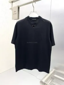 New Men's Plus Designers T Shirt Polo Propro Printed Fashion Man Tシャツ最高品質の綿カジュアルマッスル運動トライアングルネイルビードデザインパッドスタイルシャツブラックS-3XL A131