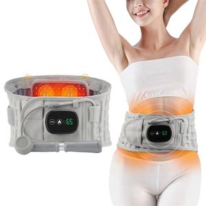 Thermal Vibration Massage Tape Shape Inflatable Waist Heat Health Care Pain Relief Posture Therapy Personal 231222