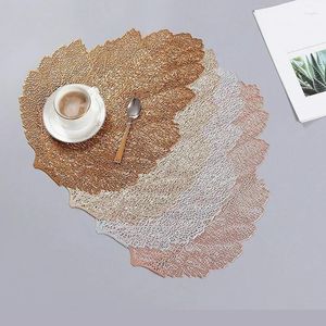 Tischmatten Mattenblatt Simulationsanlagen Tasse PVC Kaffee Placemat Küche Weihnachten Home Dekoration 2024