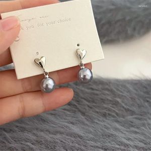 Backs Earrings Love Pearl No Hole Ear Clips Heart Clip Earring Without Piercing Minimalist Jewelry CEs891