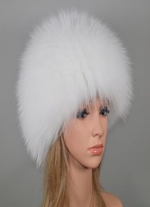 Fox Women Good Elastic Winter Natural Real Outdoor Fur Beanies Hat Warm Soft Genuine Fox Fur Cap Girls Real Fox Fur Bomber Hats5753556