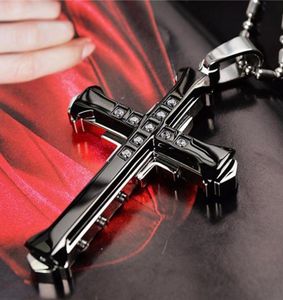 Ожерелья с подвесками из нержавеющей стали, христианская Библия, молитва для женщин и мужчин, черное золото Classic6464159