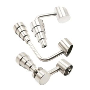 2 stile Universal Gr2 Gr2 Titanium Bildo a cupola senza cuccioli Banger Banger Nails 18mm 14mm 10mm maschio femmina 6 in 1 per le piattaforme di tacca del giardino bong di vetro