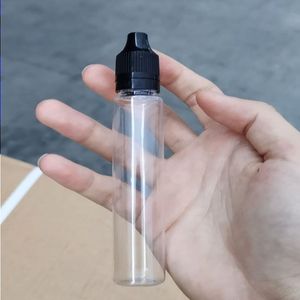 1300pcs bottiglie di forma a forma di penna da 30 ml di bottiglie per animali domestici con manomissione a prova di bambino evidenti tappi per olio essenziale ejuice ejuice 30 ml ewwkx