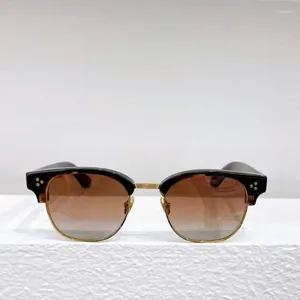 Óculos de sol Trendência de moda vintage espessura de acetato sólido retangular óculos para homens Mulheres óculos tons de moldura Tinif