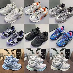 10A Casual Shoes and Sneakers Luxury Designer Track Man Thick White Black Net Net Nylon Printed Leather Triple S Belt Katian 3.0