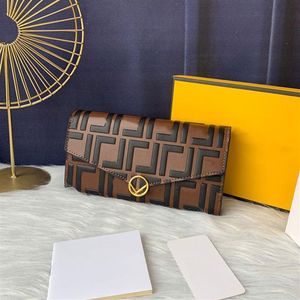 2022 Fashion Woman F Bag Wallet Designer Casual Handbag Classic Card Holder Clutch Mini Coin Purse 0251 Top Quality Wallets268f