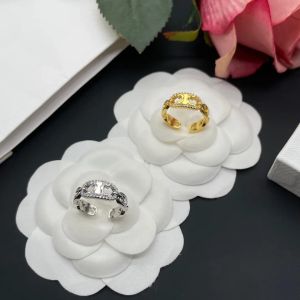 Designer Charme Ring geprägte Kupfer Frauen offener Ring Einfacher Vintage Luxus Gold Silber Klassiker klassische Ringe schön