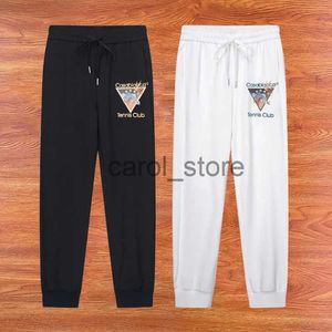 Mens Pants Men Women Casablanca Sweatpants Tennis Club Court Letter Printed DrawstrTrousers Street Casual Loose Casa Pants J231225