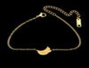 Cały 10pcllot stal ze stali nierdzewnej minimalne bransoletki bananowe dla kobiet dzieci biżuteria złoto kolor owoce armbandjes dames link2072990