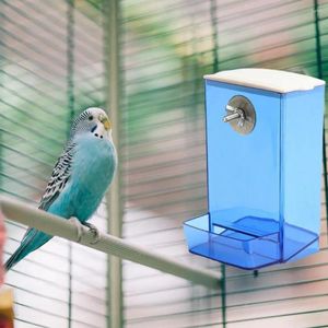 Other Bird Supplies Feeding Strong Parrot Parakeet Finch Cockatiel Feeder Box Pet