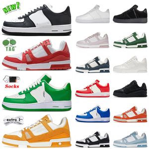 Scarpe firmate casual Denim Tela Pelle verniciata Abloh Nero Bianco Verde Blu Sovrapposizioni uomo donna lvaf1 Outdoor Sport Scarpe da ginnastica con plateau Prezzo abbordabile