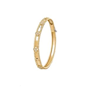 Дизайнерский браслет van clef Женщины оригинальный качественный браслет браслеты из листовой трава браслет женский браслет из браслет из золота розового золота браслет