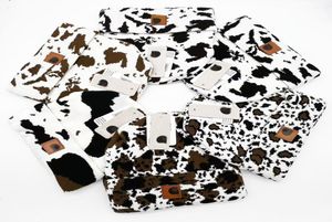 Cow Spots Acrylic Watch Hat Beanie Knit Cap Luxury Brand Designer Unisex Mens Women Winter Warm Ski Skull Hat HipHop Fashion Stre4847893