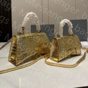 Moda novo padrão de crocodilo cor sólida ampulheta saco de ombro alça bolsas crossbody designer saco mulher luxurys bolsa de ombro saco de luxo