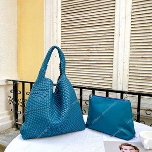 Handbag Large Capacity Woven Beach Straw Bag Luxury Design Women and Tote 2024 Summer Purse Female Casual Shopping Shoulder Bags