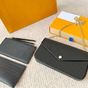 Modepengarklämmor Lyxdesigner Crossbody Women Handbag Wallet Card Holder Mini298K