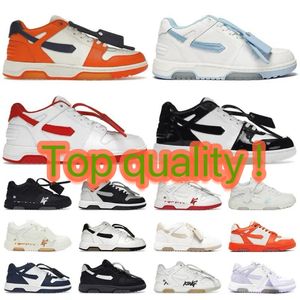 Brand de designer Out Office Sneakers Shoes Offes White Low Top Sury Leather Platform Trainer