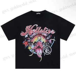 Hellstar Short Men's Plus Tシャツ高品質Hellstar半袖苦しみアメリカン女性の女子服801