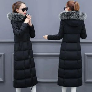 Jackets Women Winter Bubble Couces Down Roupas longas Roupas de cor sólida Casaco preto Black Puffer