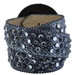 2022 Western Simon Belt of Dark Skies mit glitzernden Strasssteinen für Herren Damen Designer Modegürtel9086402