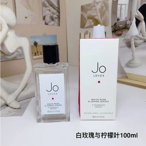 Дизайн парфюмерии Jo Loves Woman Духи Белая роза Лимонные листья Аромат Парфюм Edp 100 мл Натуральный парфюм Длительный одеколон Parfum Натуральный спрей