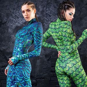 Womens Jumpsuits Female Rompers Ladies Sexy Club OnePieces Halloween Costumes Party Outfits 3d Printed Clothes 231225
