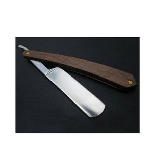 Janpan 440C Stahl Männer Rasieren Holz Rasiermesser Buche Holz Griff Sicherheit Rasiermesser Klassische Old Face Barber Razor Folding BJ