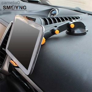 태블릿 PC 스탠드 Smoyng Sucker Car Phone Holder 4-11 인치 태블릿 iPad Air Mini Strong 흡입 태블릿 자동차 홀더 스탠드 iPhone X 8 7L231225.