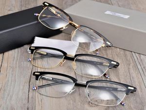 York Thom Design Glasses Рамки для мужчин квадратные полуболыки Огреки Оптические рецептурные очки TB711 Fashion Sungl4768894