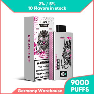 China e shop Puff Bar 9000 Vape Disposable E-cigarettes 9K 10k 12K puff elf vaper rechargeable 2% 5% Salt E-liquid prefilled mesh coil vapes desechables vapers eu