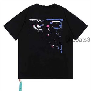 Tシャツホワイトシャツデザイナーメングラフィック半袖通気性コットンスタイルトレンディファッションセーターストライプルーズメンズ衣類XL OV0B