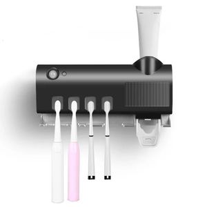 Banyo Diş Fırçası Tutucu Çok Fonksiyonlu Şarj Edilebilir Akıllı Otomatik Algılama Diş Macunu Dağıtıcı 231222