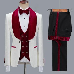 Ceketler Çiçek Ceket Erkek Takım Slim Fit Wedding Smokin Donanma Veet Yakası Damat Partisi Kostüm Homme En İyi Adam Blazer