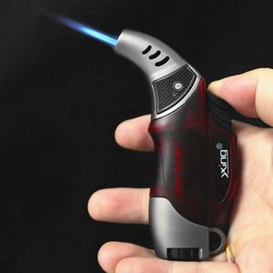 Butane Lighter Portable Turbo Jet Flame Lighters Torch Refillable Adjustable No Gas Lighter Windproof Cooking BBQ Ignition Tools