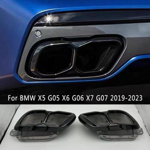 Autozubehör Auspuffrohr Mufflerspitze für BMW x5 G05 x6 G06 X7 G07 19-23 Edelstahl-Stahlmodifikation 4-Outlet-Schwänze Hals