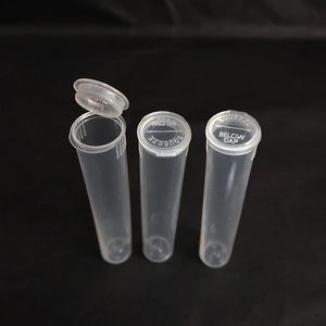 110mm Pre roll Tube packaging plastic joint holder smoking tubes preroll doob tube cones with lid Hand Cigarette Maker Container Pill Case