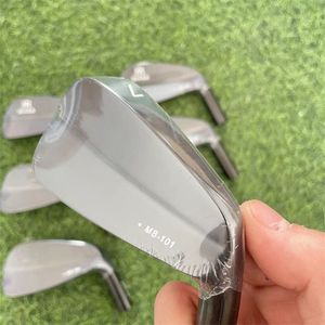 New Mirua MB-101 Iron Set Mb 101 Soft Iron With Steel/Graphite Shaft Black Color 7pcs (456789P) With Headcovers Real pics Contact us