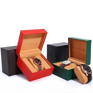 Höger Angle Birth Clamshell Watch Box Boutique Accessories Packaging Jewelry Organizer Boxes och 231225